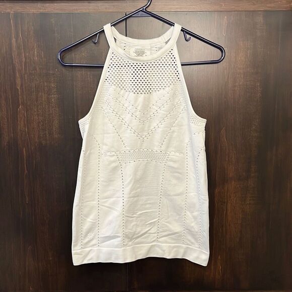 Athleta White Seamless Tank Top Size Small - Picture 1 of 5